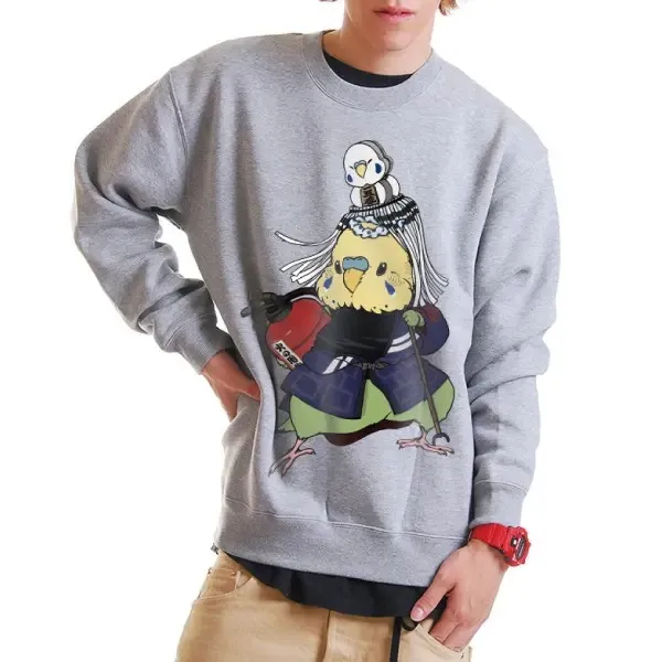 どでかプリントトレーナー|セキセイインコ 火消し屋